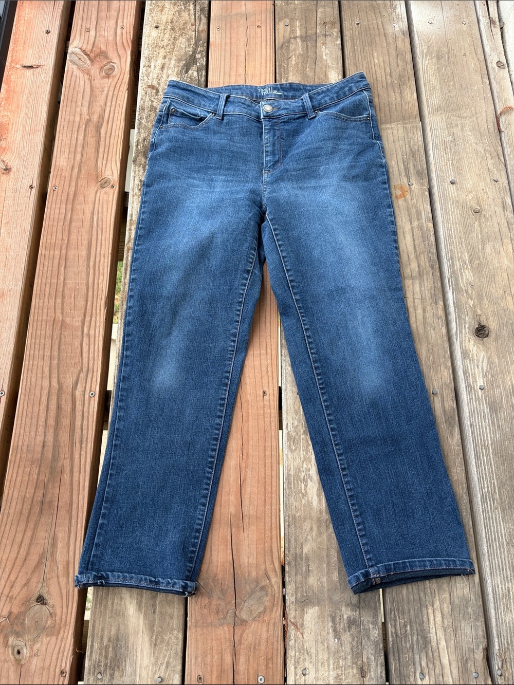 Classic Women's Blue Straight-Leg Jeans